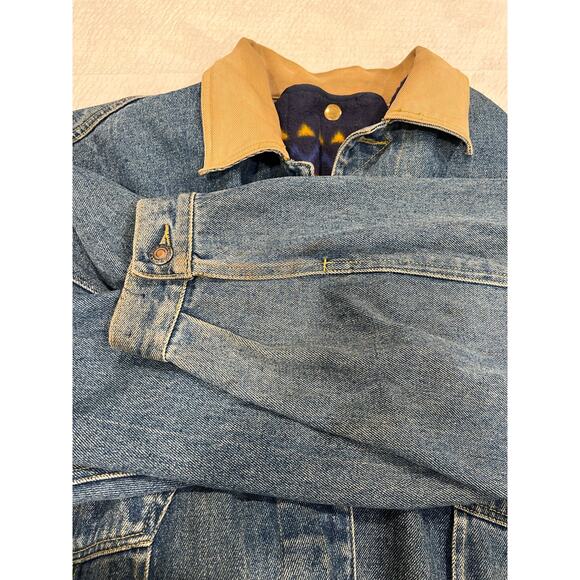 Bugle boy jeans denim jacket men Large vintage - Picture 12 of 14